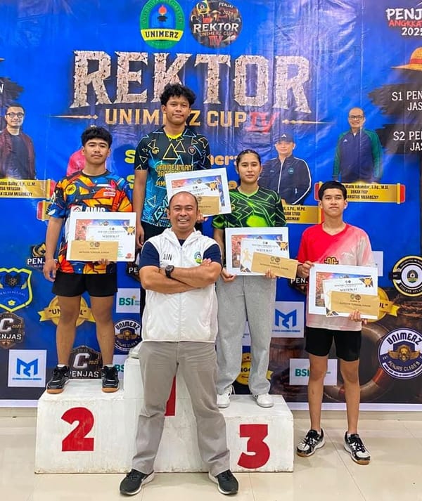Rektor Unimerz Cup IV Menghadirkan Atmosfer Kompetitif dan Berkualitas