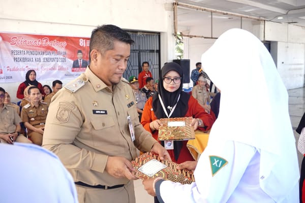 Pj. Sekda Jeneponto Buka Pemusatan Pendidikan dan Latihan Calon Paskibraka 2026