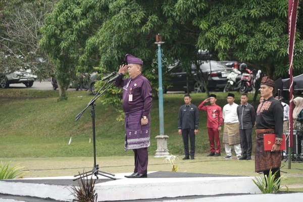 Pemkab Kuansing Gelar Upacara HUT Provinsi Riau ke-69