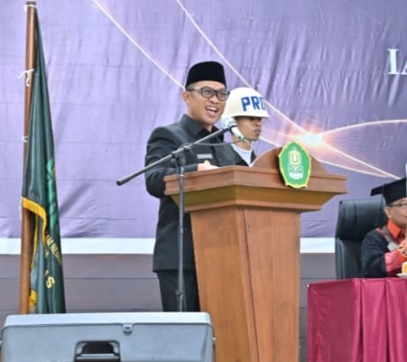 Wabup Bengkalis di Wisuda IAIN Datuk Laksamana: Jadilah Pencipta Kerja dan Penggerak Perubahan