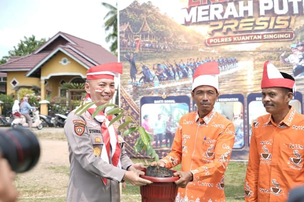 Ekspedisi Merah Putih Presisi Polda Riau Singgah di Kuansing, Pemkab Apresiasi Semangat Pengabdian