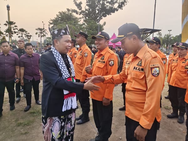 Tutup Rangkaian HUT ke-81 RI, BPBD Jember Laksanakan Upacara Penurunan Bendera
