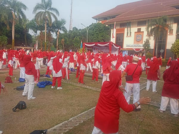 Master Aerobik Fahmi Fachrezzy Goyang  Balai Kota Depok