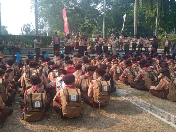 Wali Kota Depok Lepas Kontingen Jambore Nasional