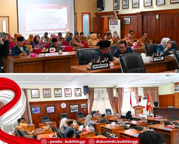 Wako Ramlan Jawab Pemandangan Umum Fraksi DPRD terhadap Ranperda Perubahan APBD 2026