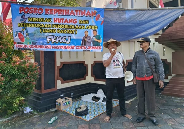FKMCJ Tolak Pinjaman Daerah Pemkab Jember Senilai Rp 786 Miliar