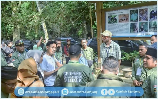 Evaluator UNESCO Kunjungi Geopark Silokek, Penilaian UGGp Masuk Tahap Krusial
