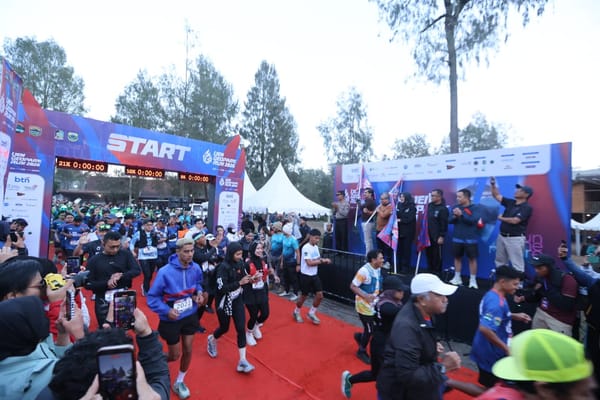 Ijen Geopark Run 2026 di Banyuwangi Diikuti Ratusan Pelari dari Berbagi Daerah