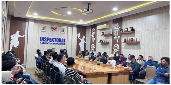 Inspektorat Banyuwangi Lakukan Sosialisasi Peraturan Gratifikasi dari KPK