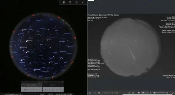 Puncak Hujan Meteor Perseid Terekam All Sky Camera Observatorium Nasional Timau NTB