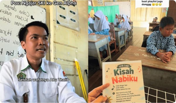 Guru MIN 2 Katingan Ubah Lagu Viral Jadi Media Belajar SKI, Ditonton 700 Ribu Kali