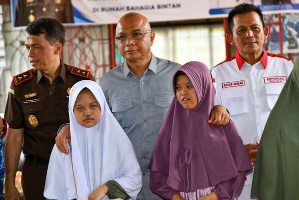 JAM-Intel Kejaksaan Agung RI Meninjau dan Melihat Langsung Kegiatan Rumah Bahagia Bintan.