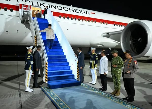 Presiden Prabowo Tiba Kembali di Tanah Air Usai Tuntaskan Agenda di Vladivostok, Rusia