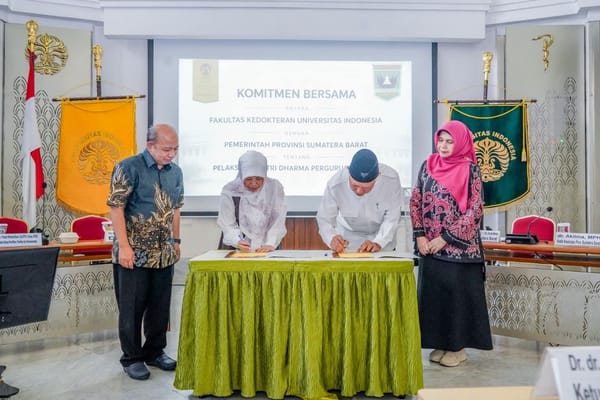Pemprov Sumbar Perkuat Kolaborasi dengan FKUI untuk Tingkatkan SDM Kesehatan