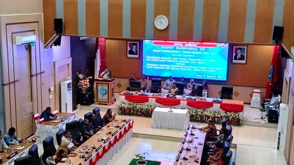 DPRD Kota Ambon Ketuk Palu, APBD Perubahan Rp1,19 Triliun Disetujui