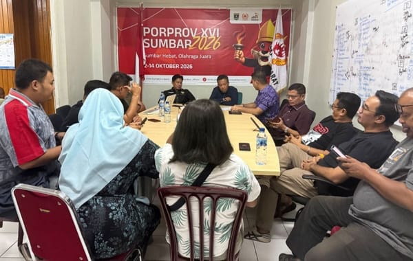 Porprov Tetap Sesuai Jadwal 2-14 Oktober, Kadispora Sambangi KONI Sumbar