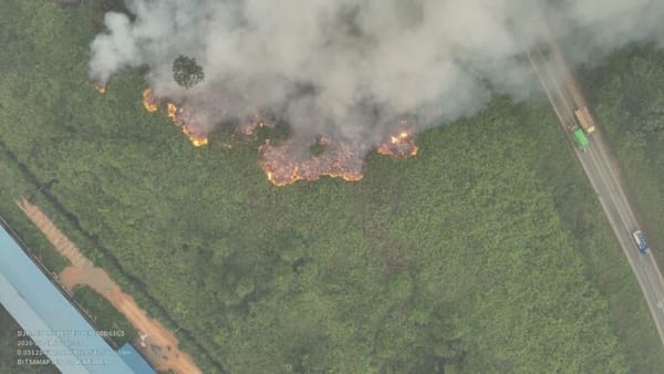 Operasi Drone Termal Bongkar Titik Api Tersembunyi, di lahan Karhutla Kalbar
