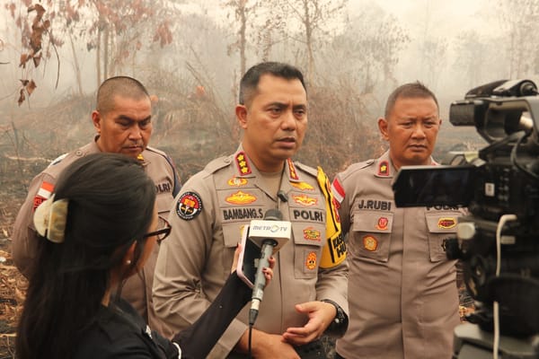 Usut 71 Laporan Karhutla di Kalbar, Polisi Bidik Keterlibatan Korporasi