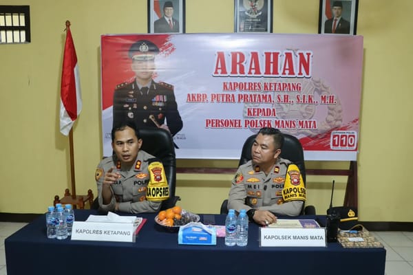 Kapolres Ketapang Ajak Anggota Dekat dengan Warga, bekerjalah dengan hati