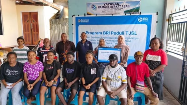 650 Paket Sembako Program BRI Peduli Jangkau Warga Sorsel
