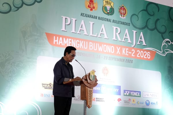 Turnamen Bulu Tangkis Piala Raja Hamengku Buwono X Ke-2 Resmi Dibuka: Pecahkan Rekor MURI dan Siap Go International