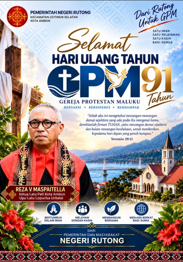 HUT Ke-91 Gereja Protestan Maluku