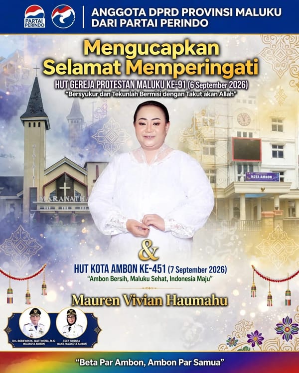 HUT Ke-91 Gereja Protestan Maluku