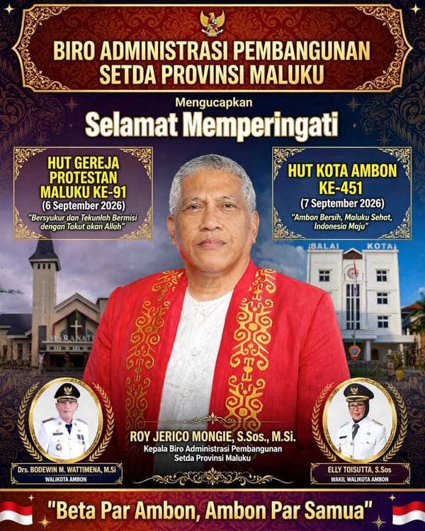 HUT Ke-91 Gereja Protestan Maluku