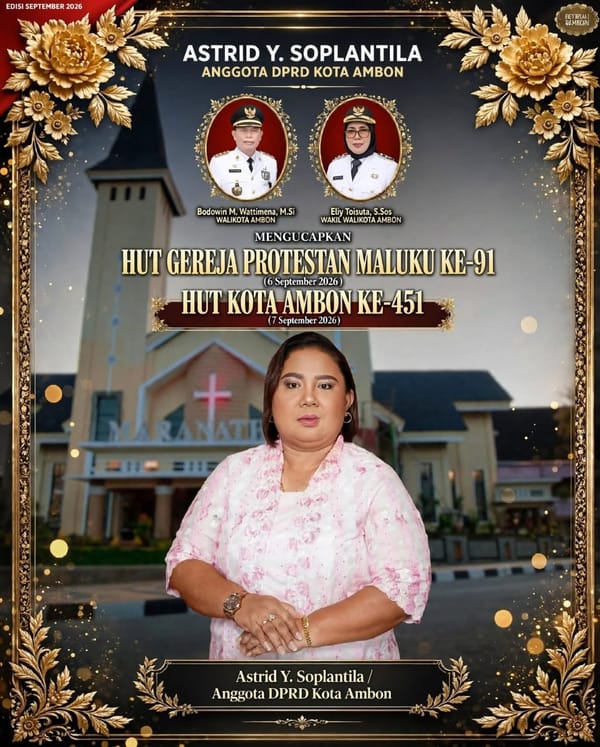 HUT Ke-91 Gereja Protestan Maluku
