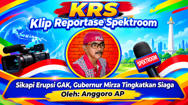 Sikapi Erupsi GAK, Gubernur Mirza Tingkatkan Siaga