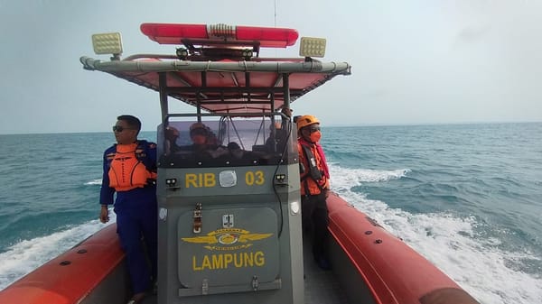 Polda Lampung Perkuat Pencarian 5 Jurnalis & 3 Kru Kapal Yang Hilang Kontak di Selat Sunda