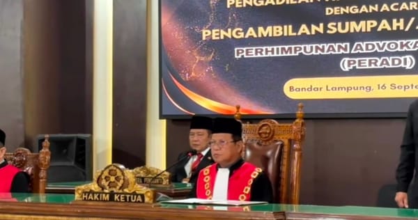 Penguatan Profesi Advokat, Harus Diimbangi Dengan Penguatan Integritas & Kode Etik Advokat