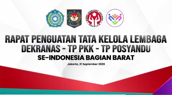 Kadis PP & PA Hanita Farial Ikuti Rapat Penguatan Tata Kelola Lembaga Dekranas, TP PKK dan TP Posyandu se-Jawa & Sumatra