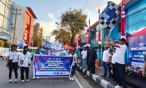 RRI Ambon Gelar Kegiatan Jalan Sehat Meriahkan RRI Fest 2026