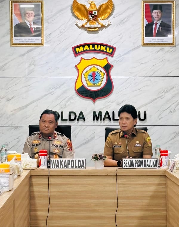 Maluku Siaga Abu Vulkanik, Pemprov dan Polda Bergerak Antisipasi Gangguan Penerbangan hingga Kesehatan Warga