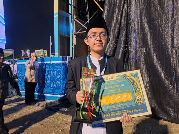 Muhammad Abdul Faqih Raih Juara  I Pada Cabang Tafsir Al-Qur’an Bahasa Indonesia Putra
