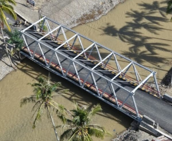 Jembatan Lumut Aceh Tengah Rampung  Akses Warga Pulih Pascabencana