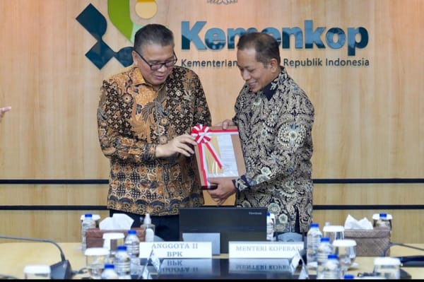Kemenkop Raih Opini WTP BPK Tahun Anggaran 2025