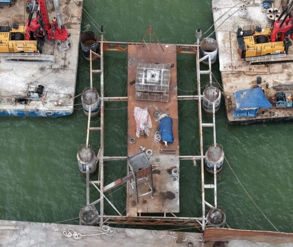 Pembangunan Jembatan Pulau Laut  Dipercepat Permudah Akses Batulicin-Tanahbumbu