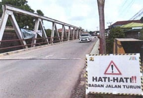 Akses Tunggal  Pelabuhan Maloy  PU Siapkan Bangun Jembatan Muara Lembak