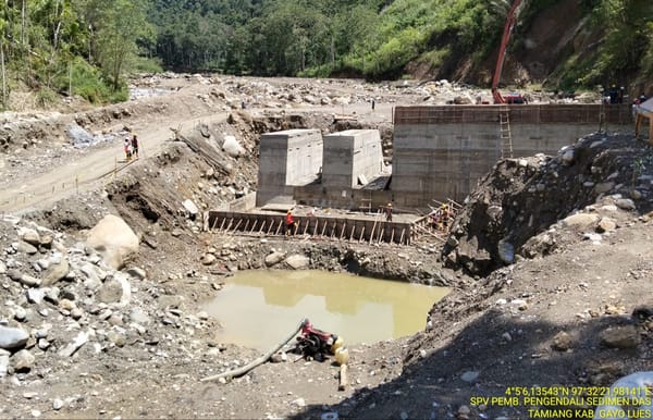 40 Sabo Dam di 6 DAS Aceh di Bangun PU untuk Perkuat Mitigasi Bencana