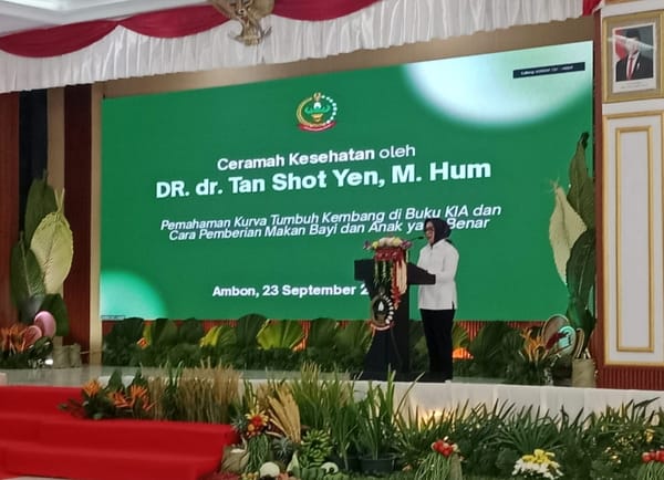 Stunting di Ambon Turun, Wawali Ambon  Minta Orang Tua Tidak Abaikan Gizi Anak
