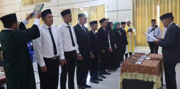 Kemenag Maluku Utara Perkuat Layanan, Sejumlah Pejabat Dilantik dan Diambil Sumpah
