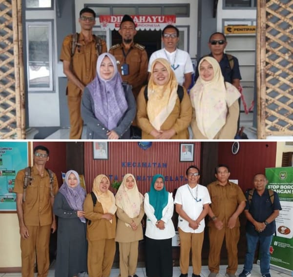 Forum Kota Sehat Kota Ternate Lakukan Pembinaan dan Monitoring di Forum Komunikasi Kecamatan Sehat