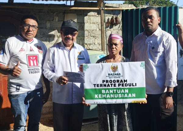 BAZNAS Kota Ternate Salurkan Bantuan Korban Angin Puting Beliung
