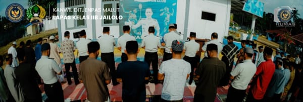 Lapas Jailolo Laksanakan Sholat Istisqa Mohon Hujan Turun