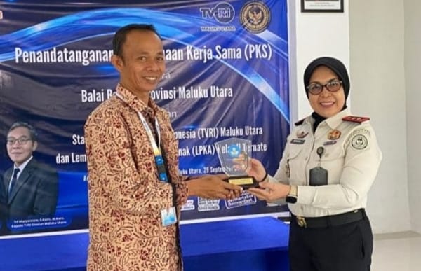 LPKA Ternate Lakukan PKS Dengan Balai Bahasa Malut, Perkuat Pendidikan Anak Binaan