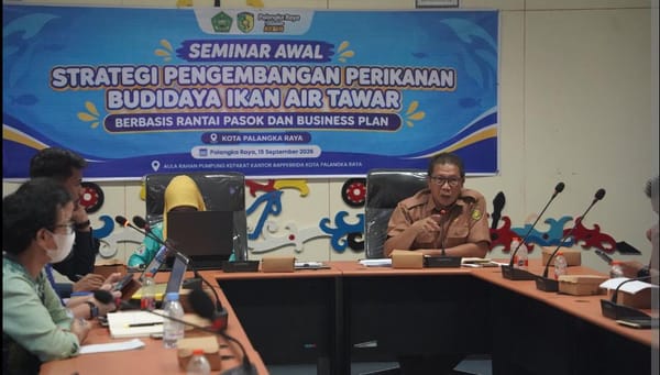 Ikan Air Tawar Palangka Raya Punya Peluang, Pemko Dorong Pembudidaya Naik Kelas