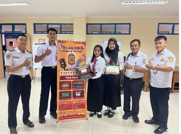 Ribka Juara Nasional Pelajar Pelopor Keselamatan Lalu Lintas dan Angkutan Jalan