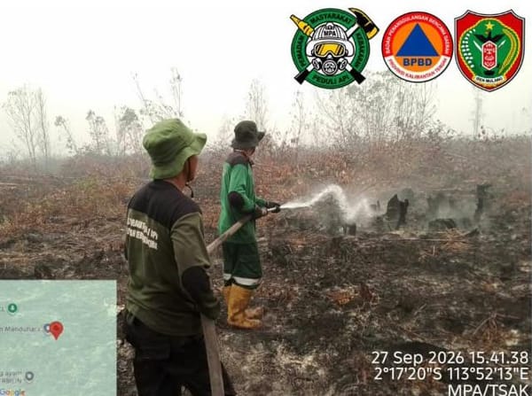 157 Hektare Karhutla Dipadamkan, Perjuangan Melawan Api Belum Berhenti